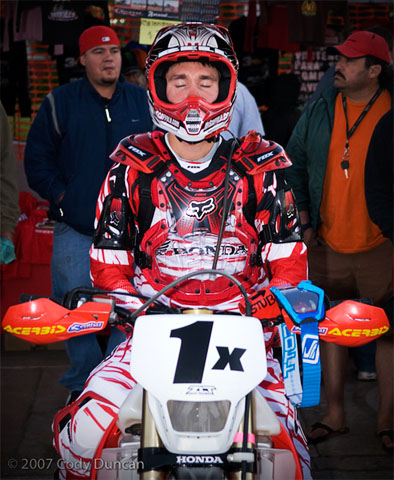 Robby Bell, 1x honda rider, 2007 Baja 1000