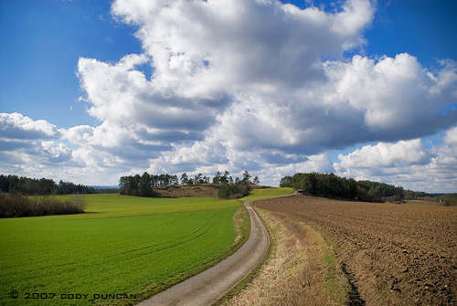 © 2007 cody duncan photography.  German farm field in spring