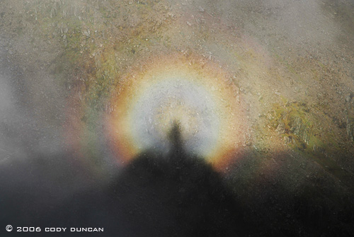 © Cody Duncan photography.  circular rainbow on top of Snowdon, Snowdonia, Wales