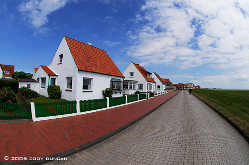 houses on island of Juist, Germany.  © Cody Duncan Photography