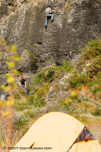 Cody Duncan Stock Photo: Rock Climbing in Wanaka, New Zealand.  © Cody Duncan Photography