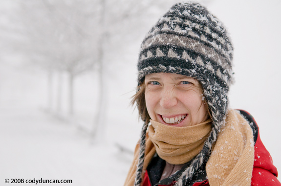 Cody Duncan Stock Photography: woman in snow, Germany. © Cody Duncan Photography