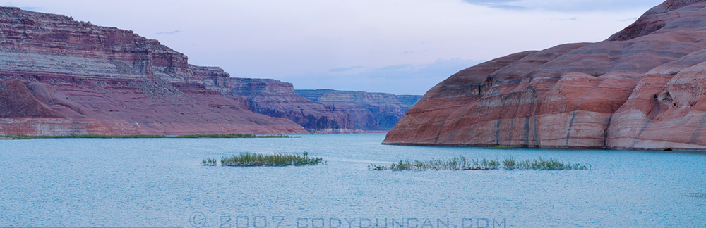 Cody Duncan Travel Photography: Lake Powell tilt-shift Panoramic. © Cody Duncan Photography