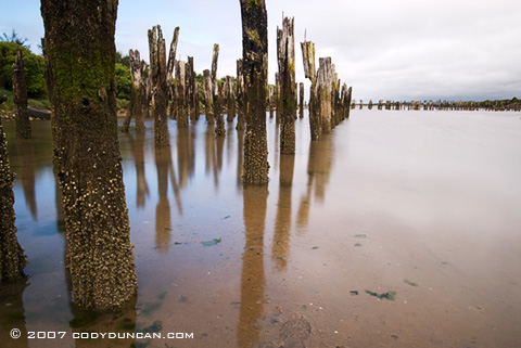 Cody Duncan Stock Photography: Old pier on Oregon coast. © Cody Duncan photography
