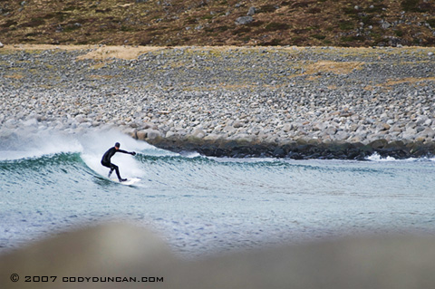 Cody Duncan Travel Photography: Arctic surfing at Unstad, Lofoten Islands, Norway. © Cody Duncan Photography