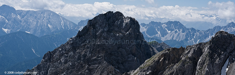 Westliche Karwendelspitze (2384m) - Mittenwalder Hoehenweg (klettersteig). Cody Duncan photography