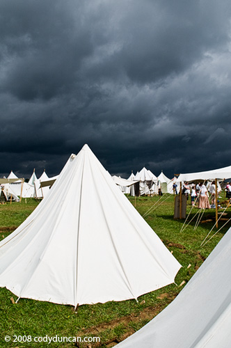 Germany Travel Photo: Tents at Medieval market and festival at Burg Rabenstein castle, Franconia, Germany. © Cody Duncan photography