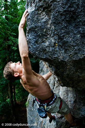 Germany rock climbing: Frankenjura - Leupoldsteiner Wand. © Cody Duncan Photography