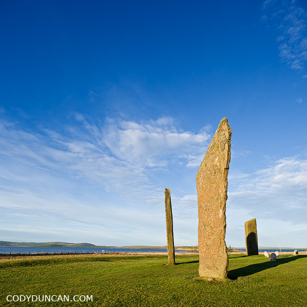 Stenness standing stones, Orkney landscape photography