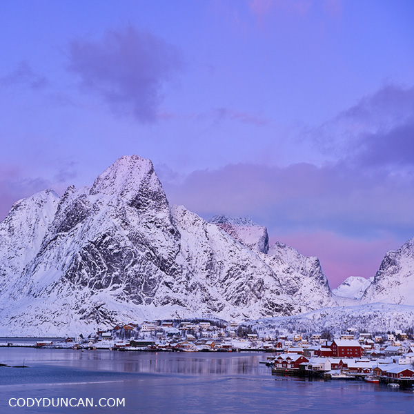 Reine in Winter, Lofoten Islands, Norway