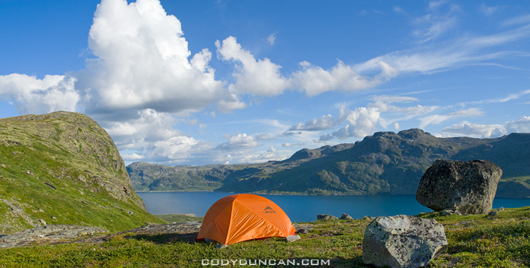 Summer Wild Camping and Backpacking, Jotunheimen, Norway