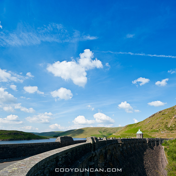Welsh stock photography: Craig Goch reservoir, Elan Valley, Wales