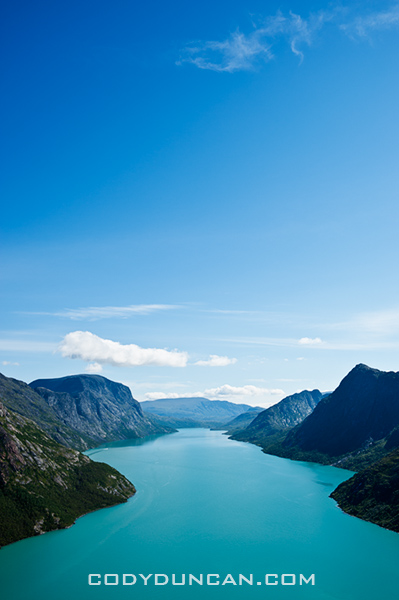 Lake Gjende Jotunheimen national park, Norway