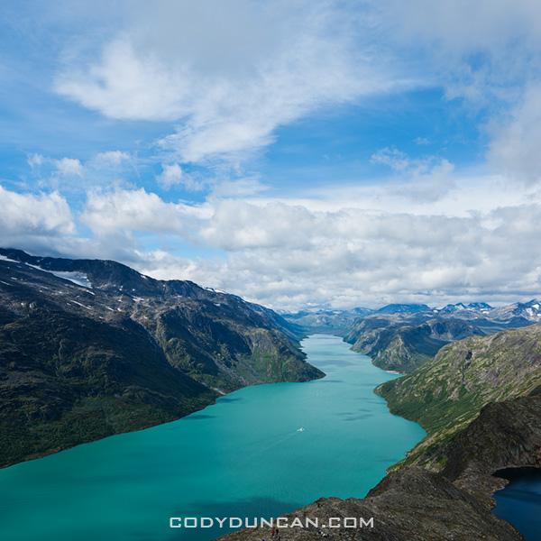 Lake Gjende and Besseggen ridge, Jotunheimen national park, Norway