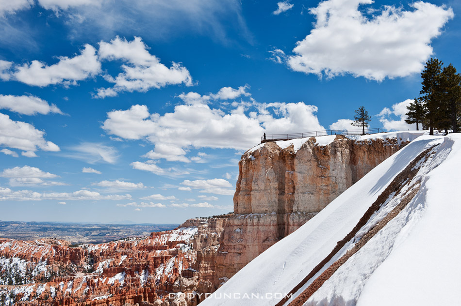 Scenic view of Upper Inspiration Point, Bryce Canyon national park, Utah, USA