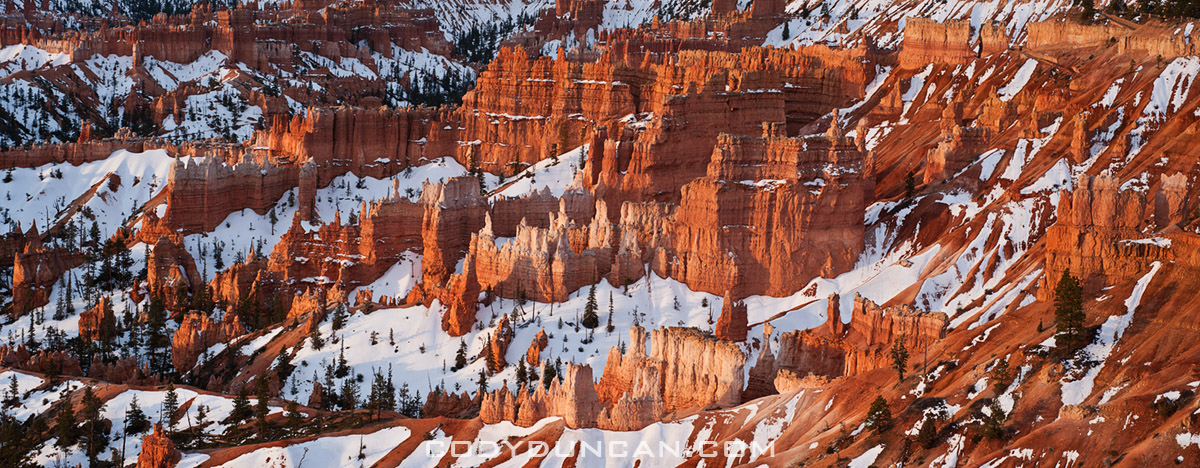 Bryce Canyon Hoodos and snow