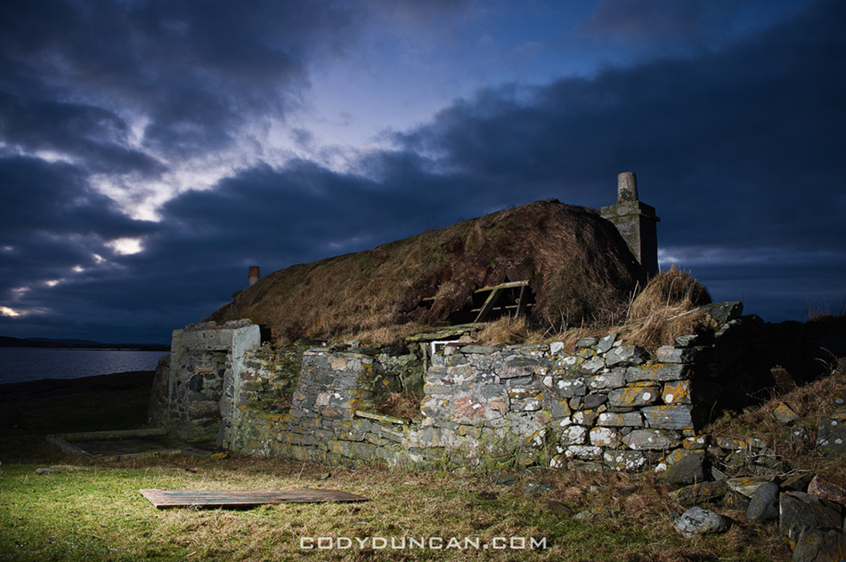 Ruins of derelict croft house, Berneray, Western Isles, Scotland