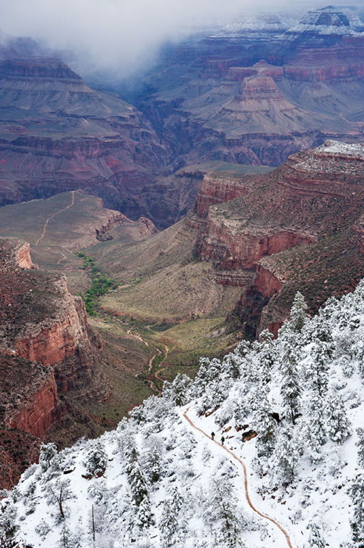 Grand Canyon snow
