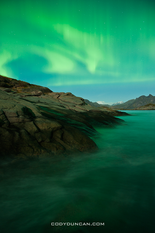 Lofoten islands, Norway northern lights