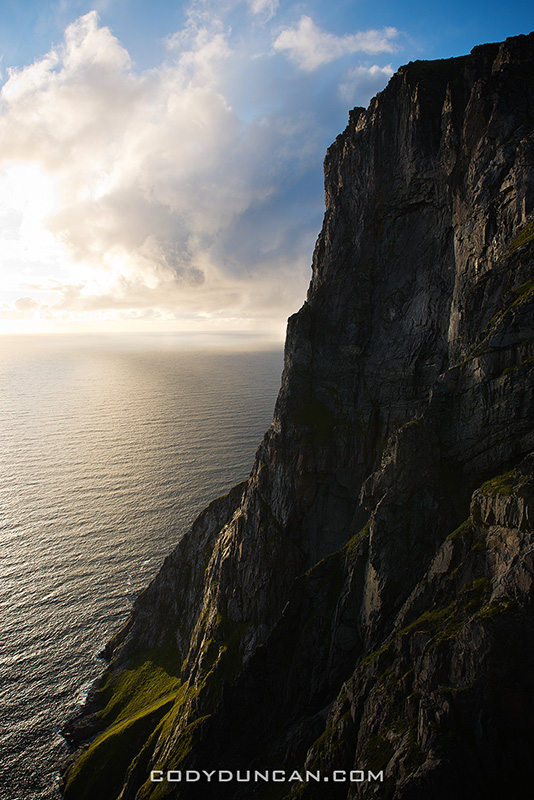 Cliffs of Ryten Lofoten islands Norway
