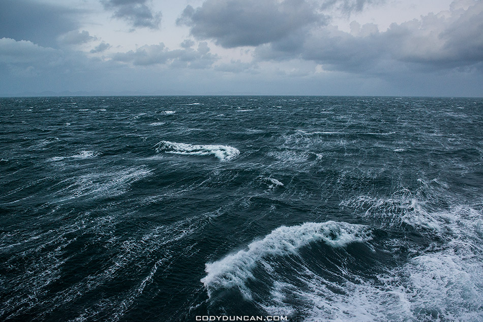 Stormy sea scotland minch